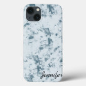 Abstracte Blue Grunge Case-Mate iPhone Case (Achterkant)