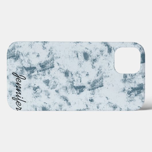 Abstracte Blue Grunge Case-Mate iPhone Case (Achterkant (horizontaal))