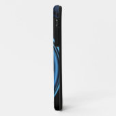 Abstracte Blue Heart iPhone 5 hoesje *Personalize* (Achterkant/links)