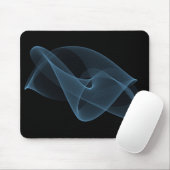 Abstracte Blue Mousepad Muismat (Met muis)