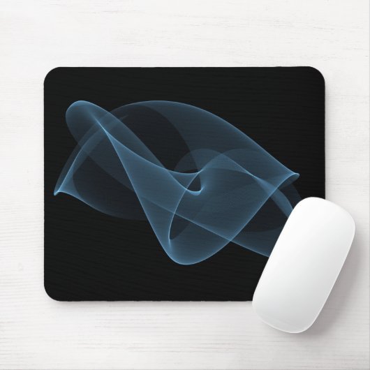 Abstracte Blue Mousepad Muismat (Met muis)
