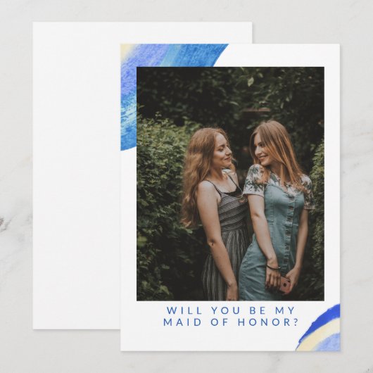 Abstracte Blue Swirl Foto gemaakt van het Honor-vo (Voorkant / Achterkant)