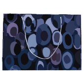 Abstracte Blueberry-verjaardag Groot Cadeauzakje (Achterkant)