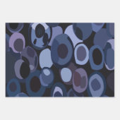 Abstracte Blueberry-verjaardag Inpakpapier Vel (Voorkant 3)