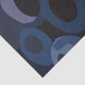 Abstracte Blueberry-verjaardag Tissuepapier (Detail)