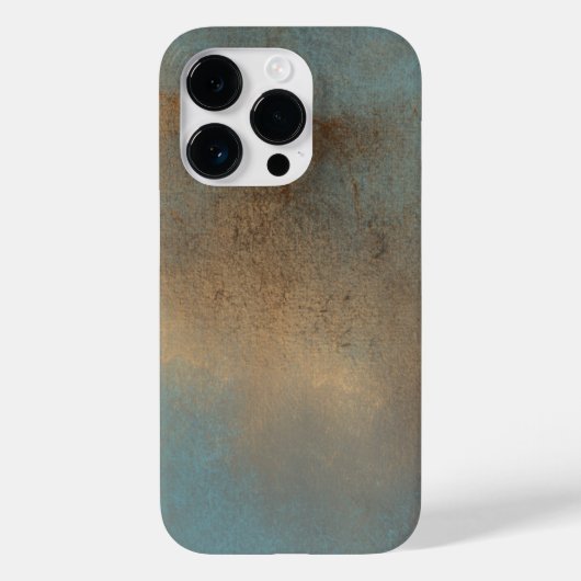 Abstracte Blues Brown Art Case-Mate iPhone Case (Achterkant)