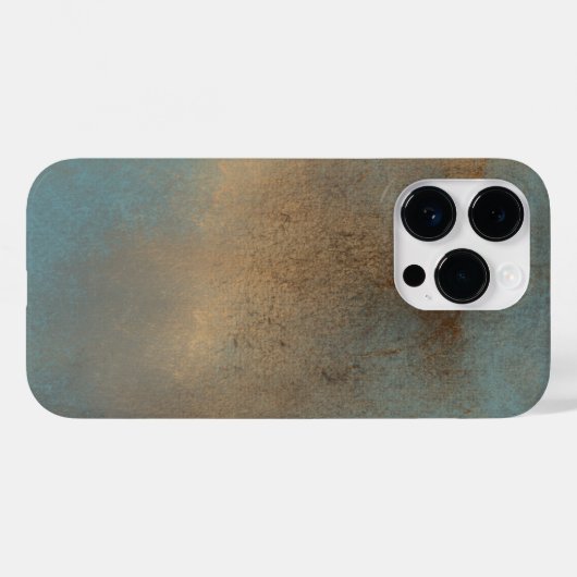Abstracte Blues Brown Art Case-Mate iPhone Case (Achterkant (horizontaal))