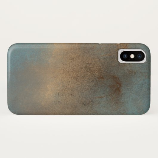 Abstracte Blues Brown Art Case-Mate iPhone Case (Achterkant (horizontaal))