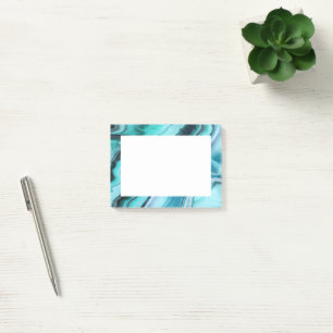 Abstracte Blues Stylish Trendy Post-it® Notes