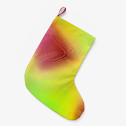 abstracte blur achtergrond. multicolored grafische kleine kerstsok (Voorkant (Hangend))