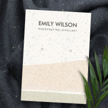 ABSTRACTE BLUSH CERAMIC WAVES EARING DISPLAY LOGO