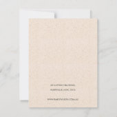 Abstracte Blush Keramische Waves Oorbel Display Lo Kaart (Achterkant)