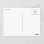 Abstracte boeken briefkaart (Achterkant)