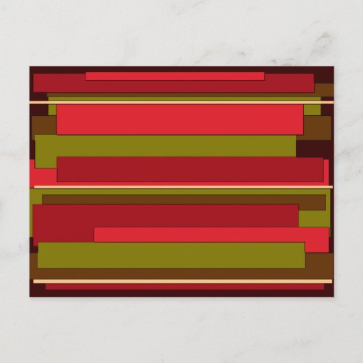 Abstracte boeken briefkaart (Voorkant)