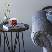 Abstracte bogungpatronen espresso kop