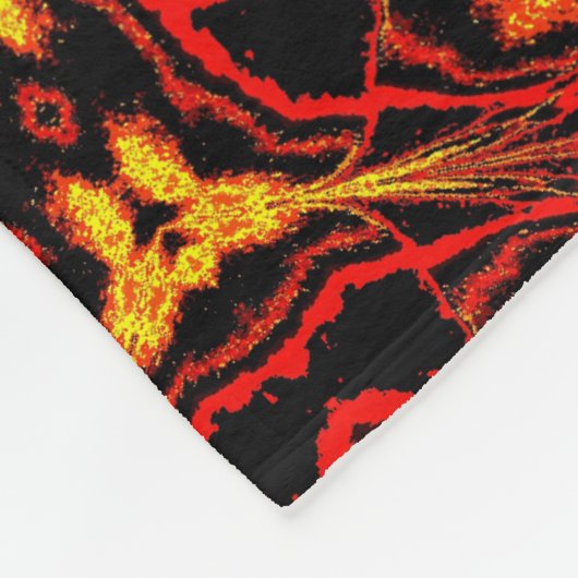 Abstracte Boheemse Cymbidium orchidee gezellig Fleece Deken (Hoek)