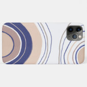 Abstracte Boho Arches - Blauw en beige Case-Mate iPhone Case (Achterkant (horizontaal))