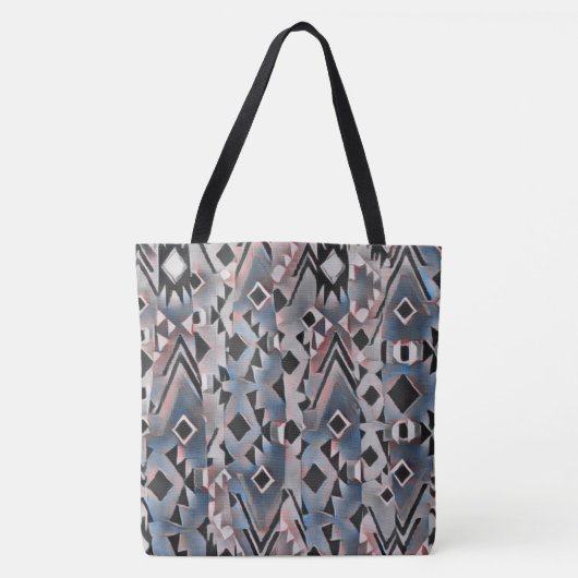 Abstracte Boho Aztec Tote Bag (Voorkant)