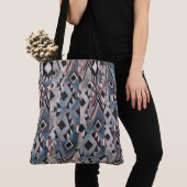 Abstracte Boho Aztec Tote Bag (Dichtbij)