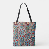Abstracte Boho Aztec Tote Bag (Achterkant)