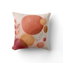 Abstracte boho cirkels / warme terracotta