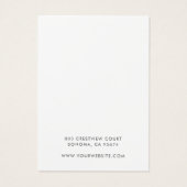 Abstracte Boho Earring Ketting Display Card Visitekaartje (Achterkant)