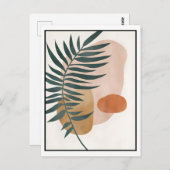 Abstracte Boho en moderne Clip Art Printable 2026 Briefkaart (Voorkant / Achterkant)