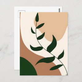 Abstracte Boho en moderne Clip Art Printable 2026 Briefkaart