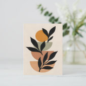 Abstracte Boho en moderne Clip Art Printable Briefkaart (Staand voorkant)