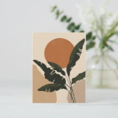 Abstracte Boho en moderne Clip Art Printable Briefkaart (Staand voorkant)