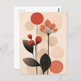 Abstracte Boho en moderne Clip Art Printable Briefkaart