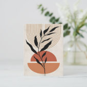 Abstracte Boho en moderne Clip Art Printable Briefkaart (Staand voorkant)