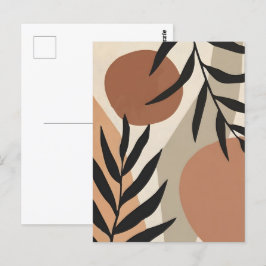 Abstracte Boho en moderne Clip Art Printable Briefkaart