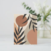 Abstracte Boho en moderne Clip Art Printable Briefkaart (Staand voorkant)