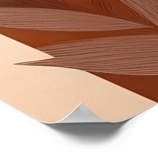 Abstracte Boho en moderne Clip Art Printable Poster (Hoek)