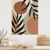 Abstracte Boho en moderne Clip Art Printable Poster (Keuken)