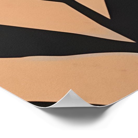 Abstracte Boho en moderne Clip Art Printable Poster (Hoek)