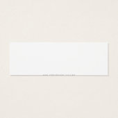 Abstracte Boho Jewelry Earring Display Card Mini Visitekaartjes (Achterkant)