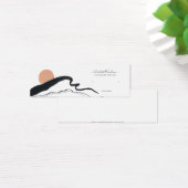 Abstracte Boho Jewelry Earring Display Card Mini Visitekaartjes (Bureau)