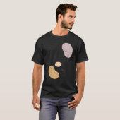 Abstracte Boho-minimalist Feminine Face Line Drawi T-shirt (Voorkant volledig)