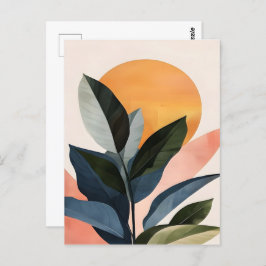 Abstracte Boho Modern Clip Art afdrukbare bundel - Briefkaart