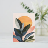 Abstracte Boho Modern Clip Art afdrukbare bundel - Briefkaart (Staand voorkant)