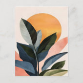 Abstracte Boho Modern Clip Art afdrukbare bundel - Briefkaart (Voorkant)