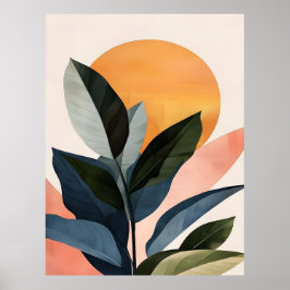 Abstracte Boho Modern Clip Art afdrukbare bundel - Poster