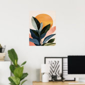 Abstracte Boho Modern Clip Art afdrukbare bundel - Poster (Thuiskantoor)