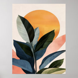 Abstracte Boho Modern Clip Art afdrukbare bundel - Poster