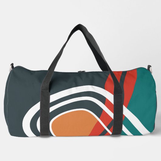 Abstracte Boho Rainbow kleurrijke kunstwerken Plunjezak (Voorkant)