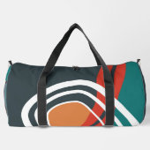 Abstracte Boho Rainbow kleurrijke kunstwerken Plunjezak (Achterkant)