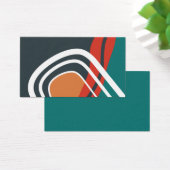 Abstracte Boho Rainbow kleurrijke kunstwerken Visitekaartje (Bureau)