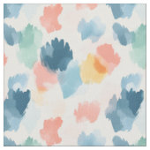 Abstracte Boho Rainbow Paint Splotches Stof (Close Up)